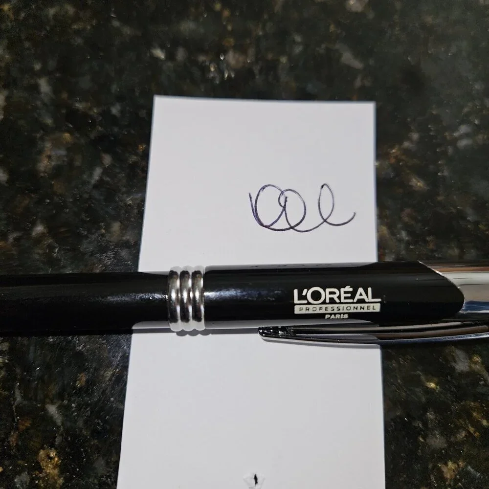 L'Oreal Professionnel Paris Black Journal Pen Set In Box Lined Pages NEVER USED